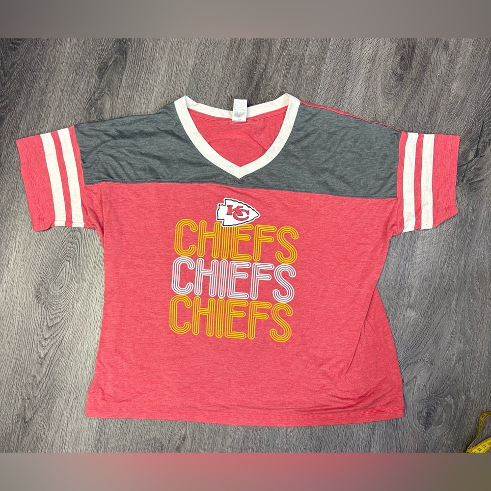 Kansas City Chiefs NFL Apparel Sleepwear Pajama Top Shirt Super Soft Women’s XL